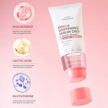 Luxe Organix Active Dry Whitening Serum Deo Underarm Rescue 50g - Image 2