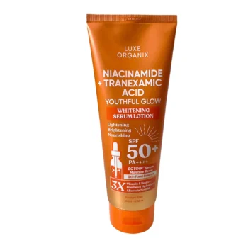 Luxe Organix Niacinamide + Tranexamic Acid Youthful Glow Whitening Serum Lotion