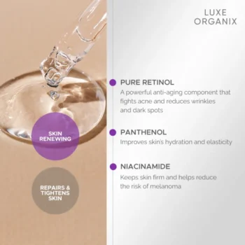 Luxe Organix Retinol Radiance Overnight Botox Lift Serum