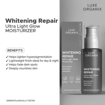 Luxe Organix Whitening Repair Ultra Light Glow Moisturizer