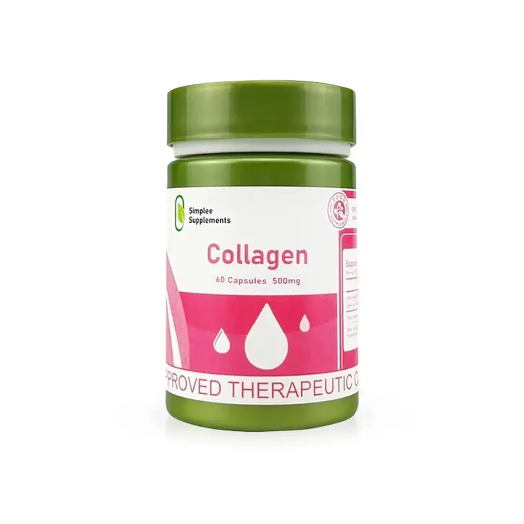 Simplee Collagen Supplement 60 Capsules, 500 Mg Simplee Collagen Supplement 60 Capsules, 500 Mg