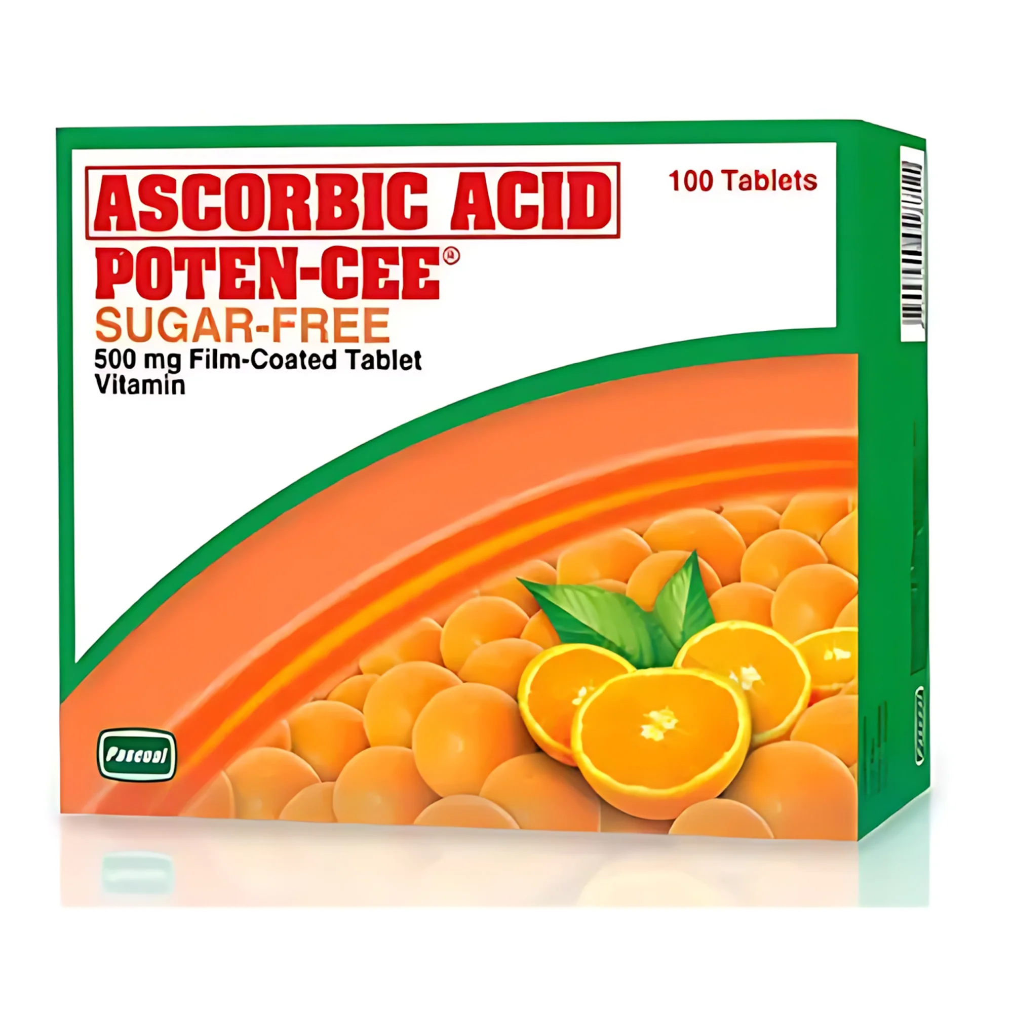 Ascorbic Acid Poten-Cee Sugar-Free 500mg