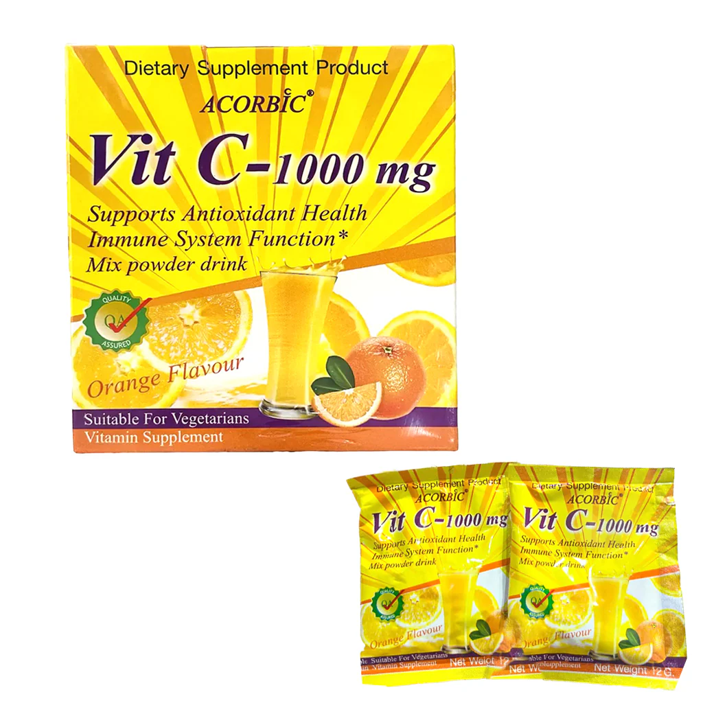 Acorbic Vit C – 1000mg Mix Powder Drink