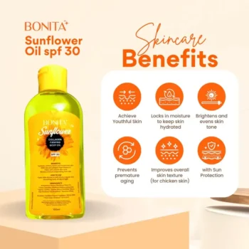 BONITA SUNFLOWER COLLAGEN BODY OIL - Image 2