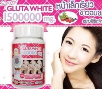 Supreme White 1,500,000mg Glutathione Skin Brightening Capsules - Image 2