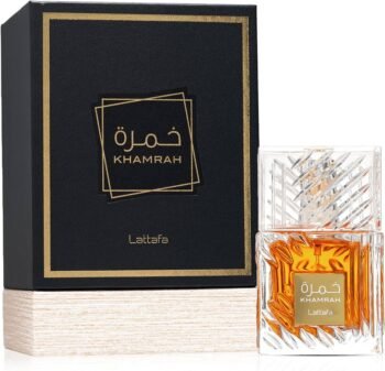 Lattafa Khamrah Unisex Eau de Parfum Spray – 3.4 oz(BLACK) - Image 2