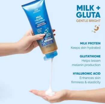 LO Lotion Milk Gluta Blue – 330ml - Image 4