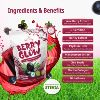 Glowming Detox Premium Berry Glow – Acai Berry Juice - Image 3