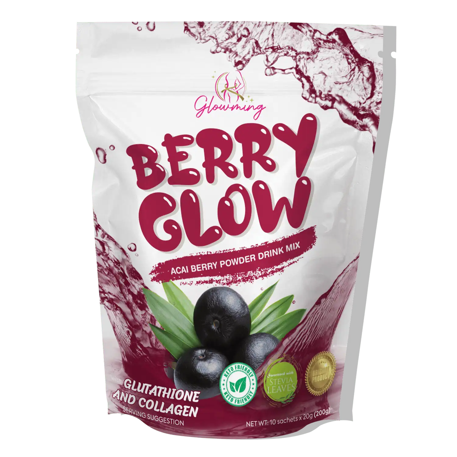 berryglow_front-1 Glowming Detox Premium Berry Glow – Acai Berry Juice - Image 1