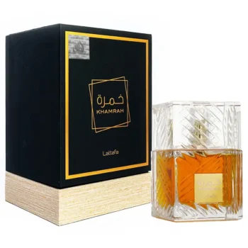 Lattafa Khamrah Unisex Eau de Parfum Spray – 3.4 oz(BLACK) - Image 3