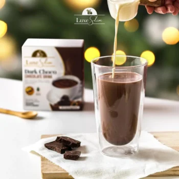 Luxe Beauty Dark Choco Chocolate Drink – 210g - Image 4