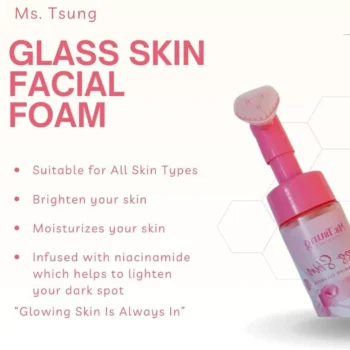 Ms. Tsung Glass Skin Facial Foaming Cleanser – 100ml - Image 2