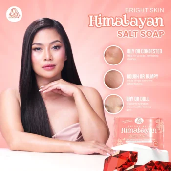 Angel’s Beautyline Bright Skin Himalayan Salt Soap – 75g (Pack of 5) - Image 2
