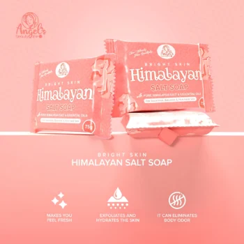 Angel’s Beautyline Bright Skin Himalayan Salt Soap – 75g (Pack of 5) - Image 6