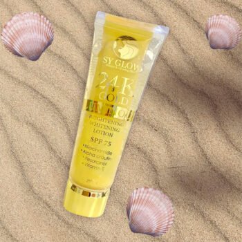 SY Glow Whitening Beauty – 24K Gold Luminous Lotion SPF 75 (250ml) - Image 5