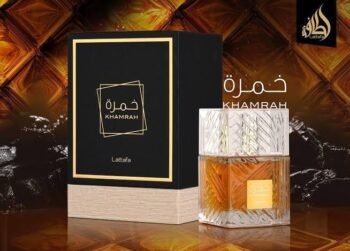 Lattafa Khamrah Unisex Eau de Parfum Spray – 3.4 oz(BLACK) - Image 4