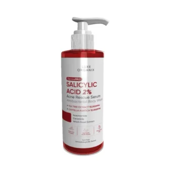 Luxe Organix DermaPro Salicylic Acid 2% Acne Rescue Serum Body Wash – 500ml