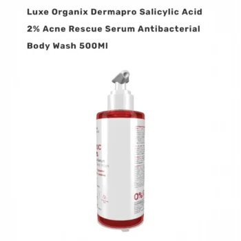 Luxe Organix DermaPro Salicylic Acid 2% Acne Rescue Serum Body Wash – 500ml - Image 4