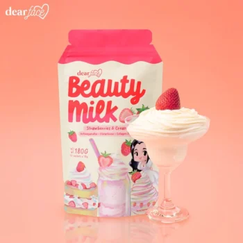 DEAR FACE STRAWBERRY CREAM MILK WHITE - Image 3
