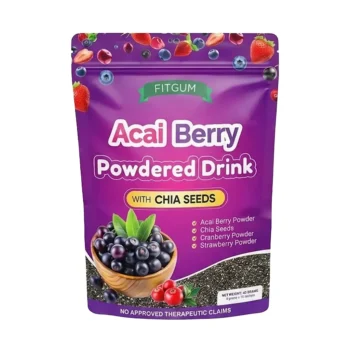 Fitgum Acai Berry Diet Drink & Chia Seeds