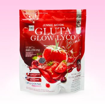Jennie Moon Gluta Glow Lyco Drink Powder 30 Sachets CoQ10 Blend 300g - Image 3