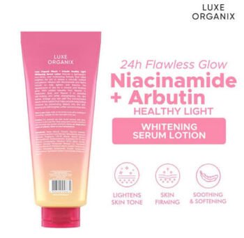 Luxe Organix Niacinamide + Alpha Arbutin Whitening Serum Lotion 350ml - Image 3