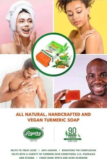 Pyary Turmeric Soap – 75g - Image 5