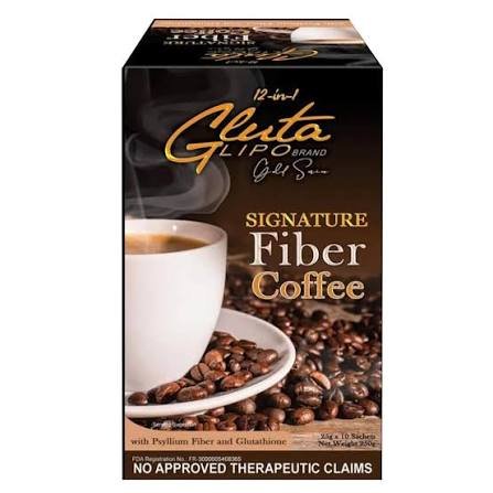 images (31) GLUTA LIPO FIBER COFFEE - Image 1