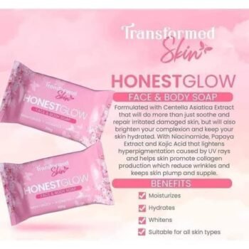 HONEST GLOW FACE AND BODY SOAP 125g - Image 3