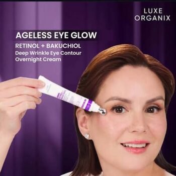 Luxe Organix Advanced Retinol + Bakuchiol Deep Wrinkle Eye Contour Overnight Cream 12g - Image 2