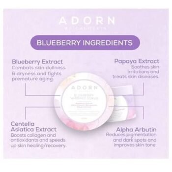 ADORN BLUEBERRY WHIPPED SCRUB 250ML - Image 2
